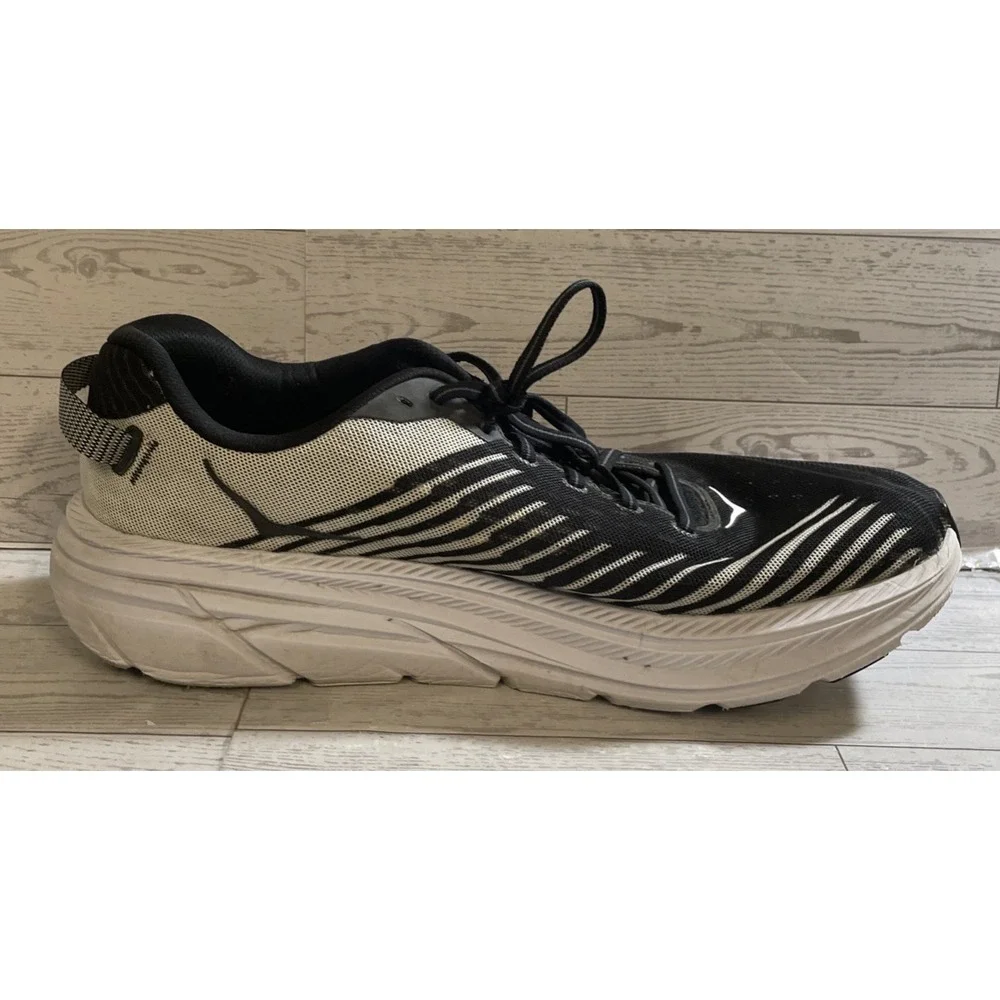 Hoka‎ One One Rincon 1102874 Mens Black Running Shoes Sneaker Mens Size 13